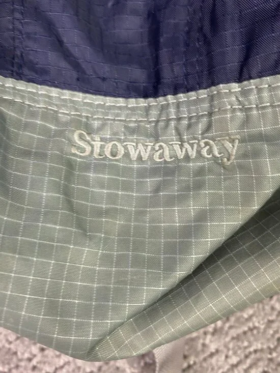 LL Bean Stowaway Ultralight Day Pack Backpack Blue Gray Packable Hiking 294234 - Picture 6 of 11